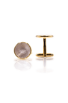 Mother of Pearl Cufflinks - Gold