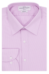 Luxury Houndstooth Lilac  - Slim Fit - Single Cuff