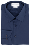 Satin Navy - Slim Fit