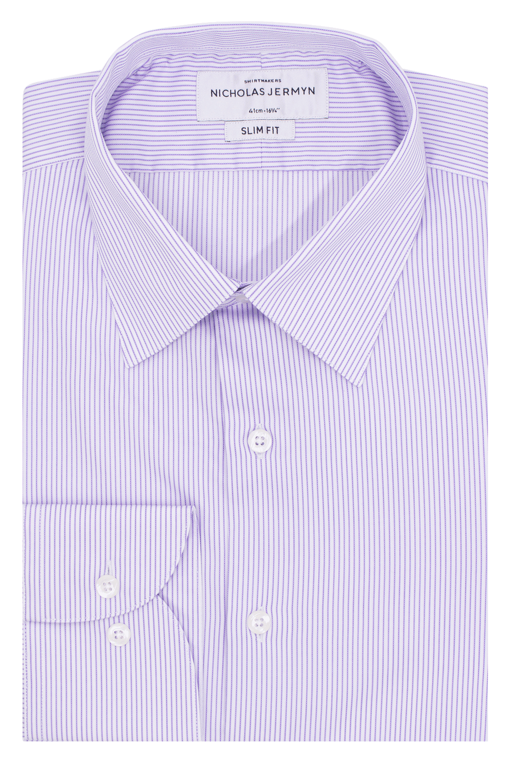 Suffolk Stripe Purple  - Slim Fit