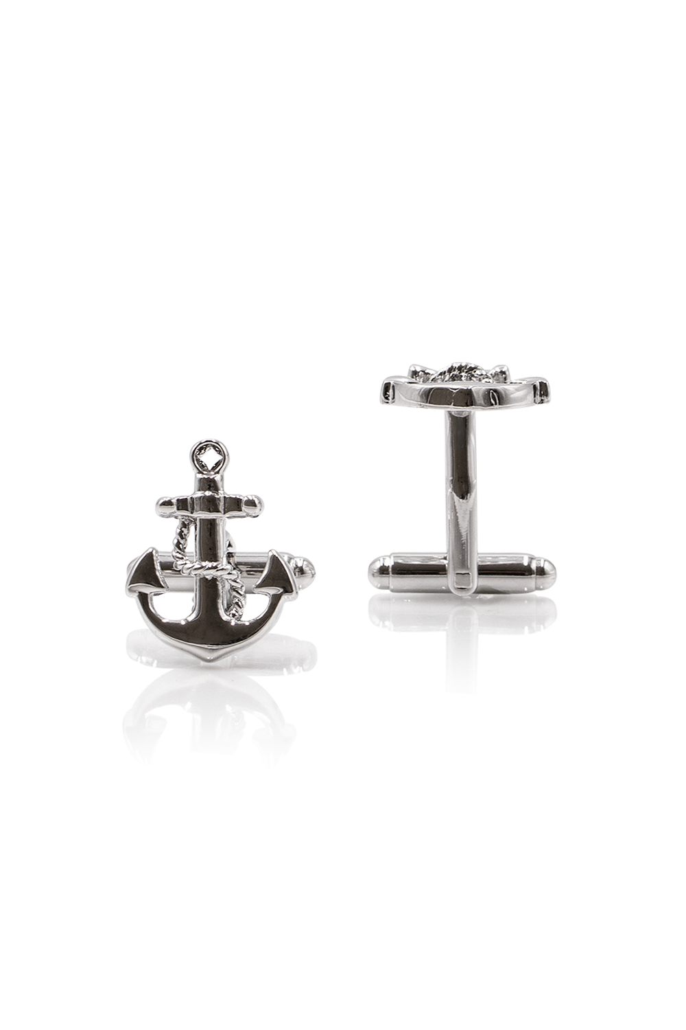 Anchor Cufflinks - Silver