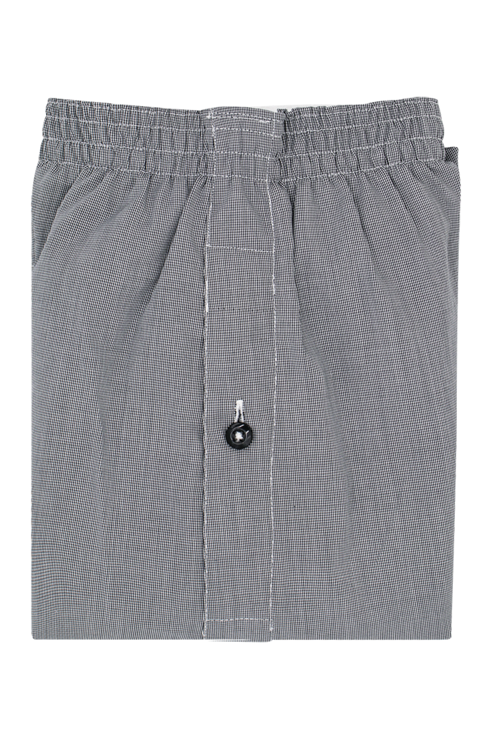 Gingham Boxer Shorts Black