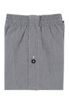 Gingham Boxer Shorts Black