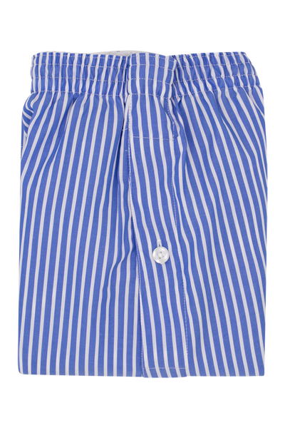 Bold Stripe Boxer Shorts Blue