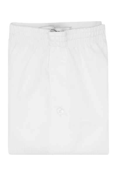 Stripe Boxer Shorts White