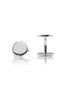 Circle Cufflinks - Silver