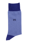 Egyptian Cotton Socks - Blue Stripe