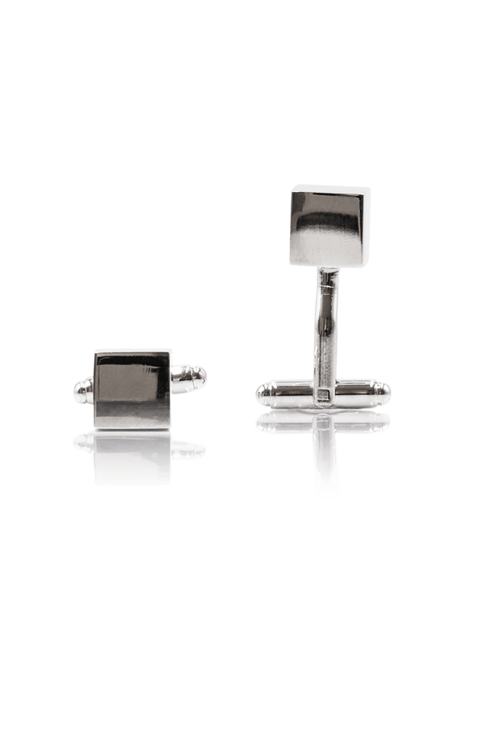 Titan Cube Cufflinks - Silver