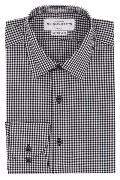 Gingham Black - Slim Fit