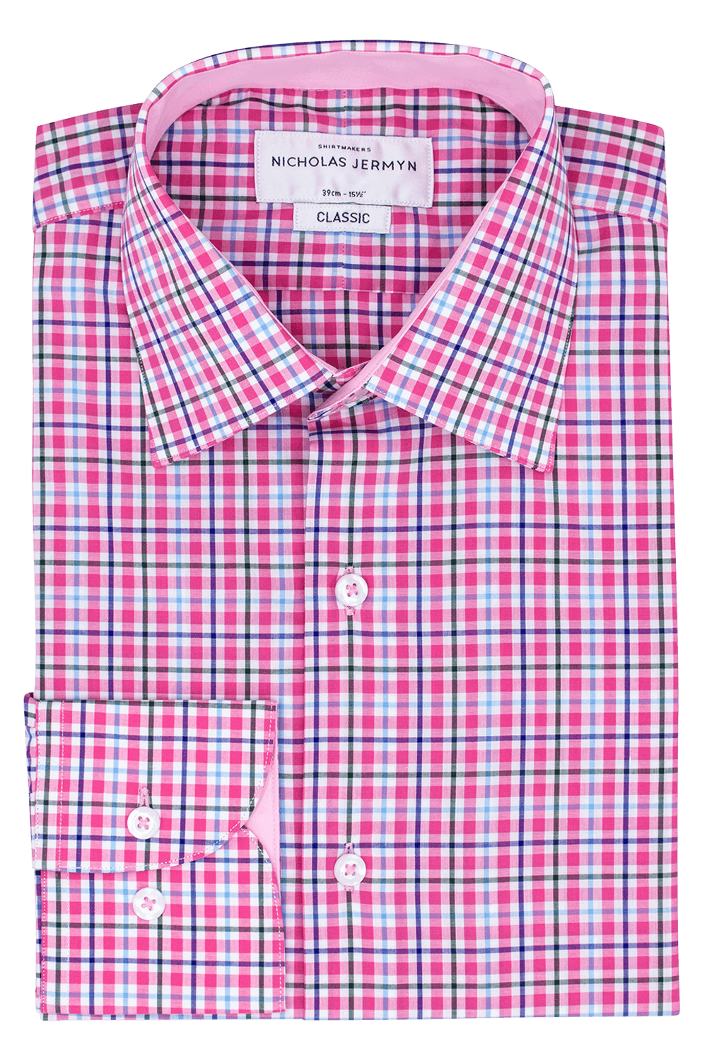 Mackelvie Check Pink - Classic - Single Cuff