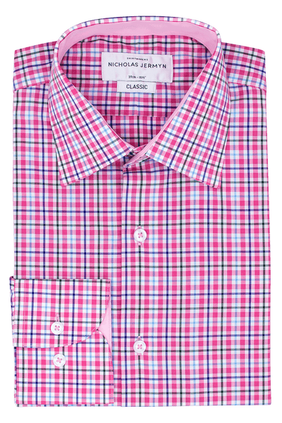Mackelvie Check Pink - Classic - Single Cuff