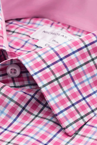 Mackelvie Check Pink - Classic - Single Cuff