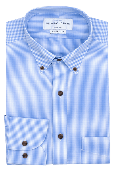 Square Gingham Blue