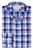 Gibbston Plaid Blue - Super Slim