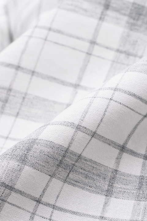 Aoraki Plaid Grey - Slim Fit