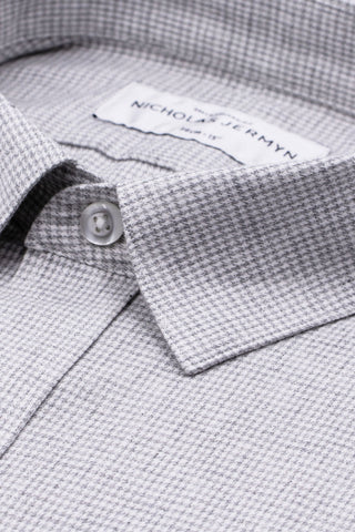 Hunter Houndstooth Grey - Slim Fit