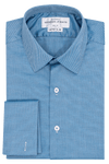 Luxury Zephr Blue - Slim Fit - Double Cuff