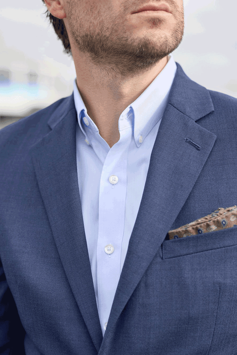 Posen Oxford Blue - Slim Fit