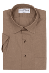 Farlow Linen Taupe - Short Sleeved - Classic