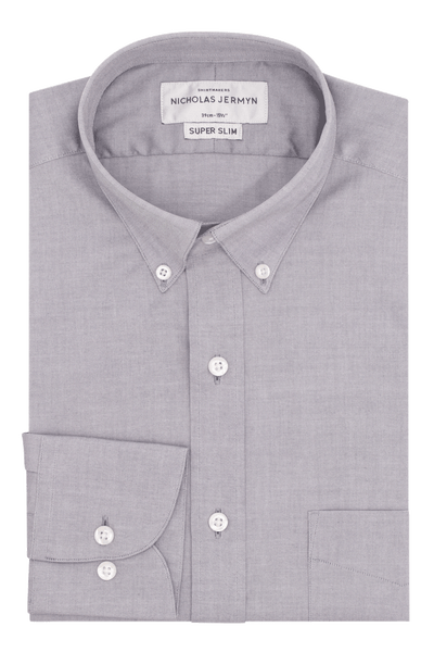 Posen Oxford Grey - Slim Fit