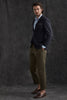 Fine Herringbone Blue