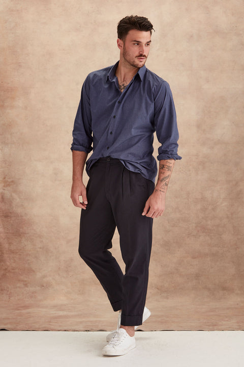 Seager Navy - Slim Fit