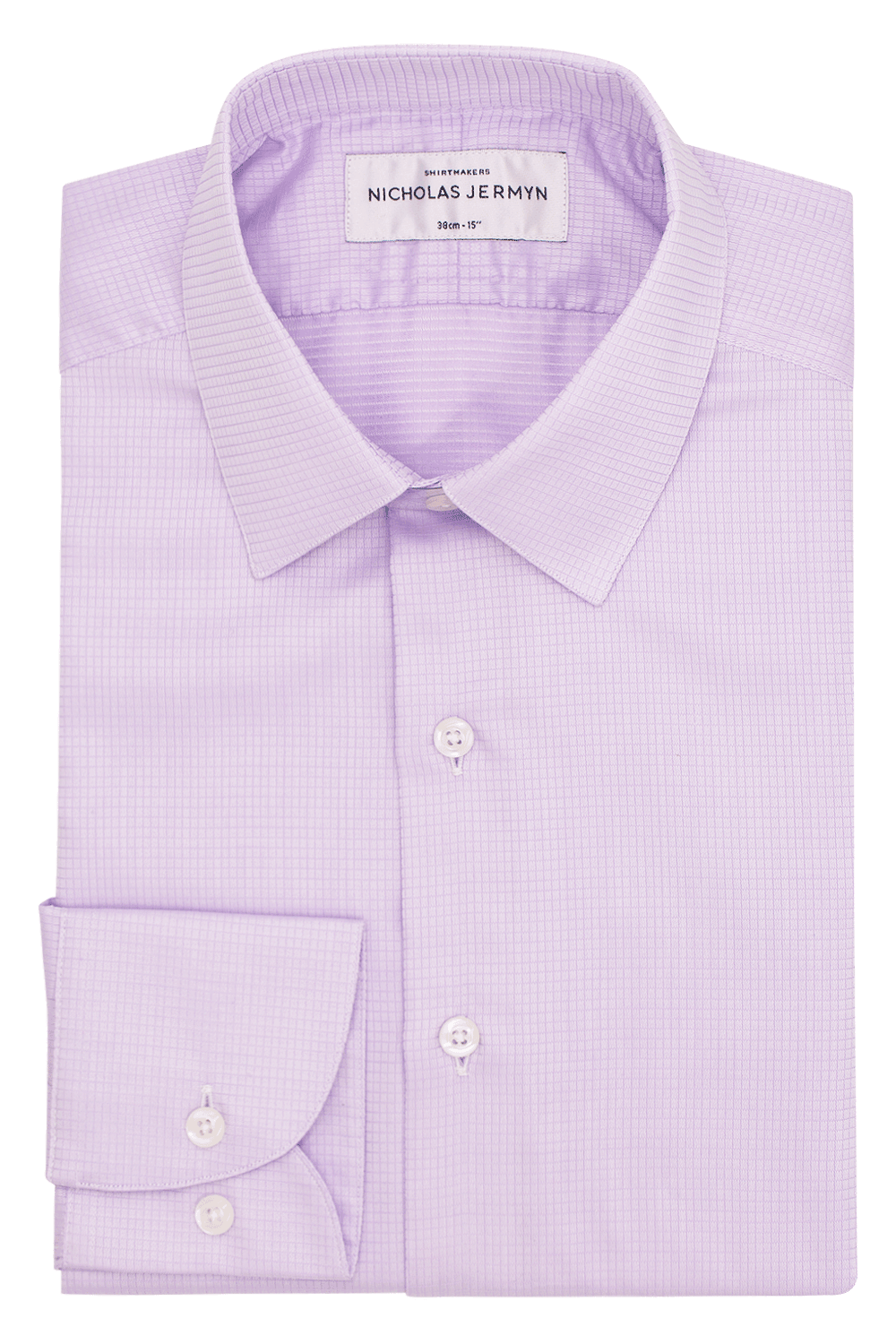 Stretch Purple - Slim Fit - Double Cuff