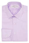 Stretch Purple - Slim Fit - Double Cuff