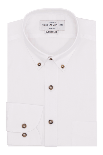 Posen Oxford White - Super Slim