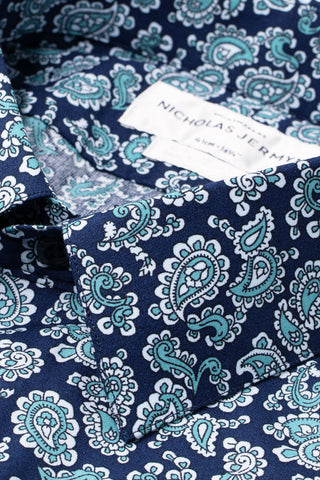 Mayfair Paisley - Slim Fit - Single Cuff
