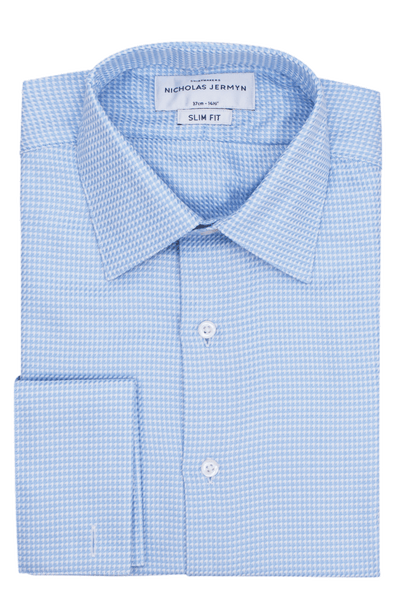 Gramercy Blue - Slim Fit - Double Cuff