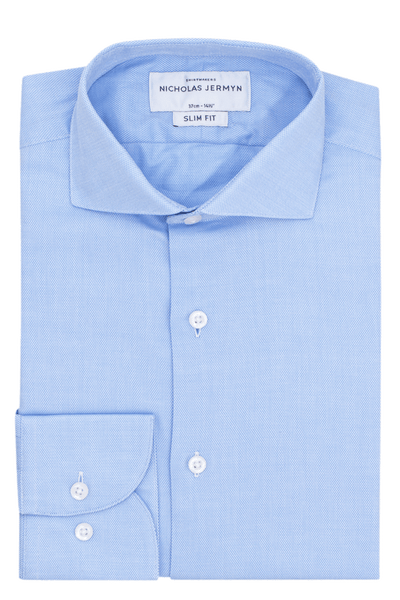 Noble Blue - Slim Fit - Single Cuff