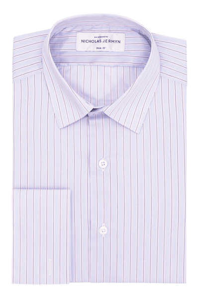 Preston Stripe Pink - Slim Fit