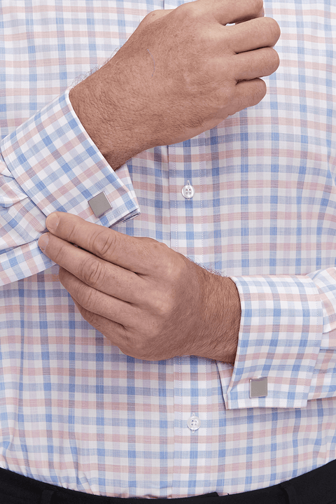 Maxwell Check - Slim Fit - Double Cuff