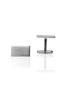 Rectangular Cufflinks - Brushed Silver
