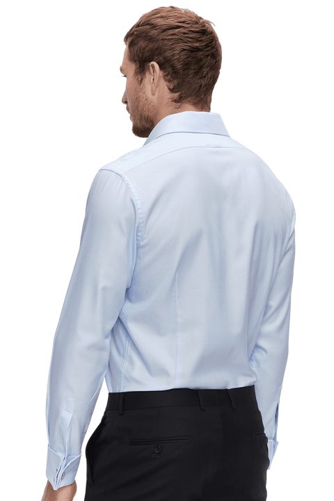 Fine Houndstooth Super-Slim Double Cuff Men's Business Shirt 3