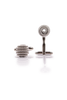 Spiral Cufflinks - Silver