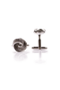 Textured Knot Cufflinks - Silver