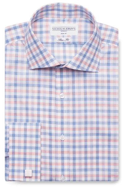 Maxwell Check - Slim Fit - Double Cuff